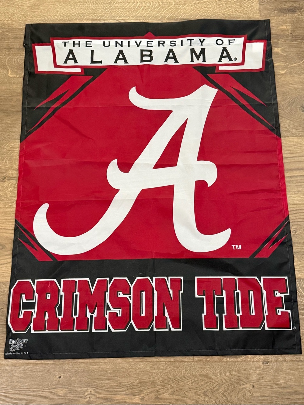 Alabama Crimson Tide WinCraft Sports Wall Flag Banner 28x36 Made USA